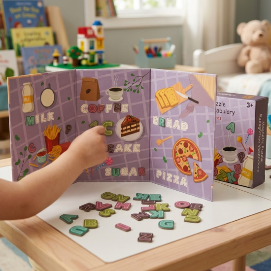 Magnetic Spelling Puzzle